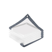 Clear Plastic Tarp 6.6x16.4ft Waterproof Windproof Heavy Duty Tarpaulin with Grommets for Greenhouse Patio Camping