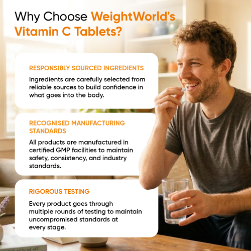 WeightWorld Vitamin C Tablets 1000mg - 180 Tablets 2