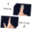 Carbon Fiber Mobile Gaming Finger Sleeves 2 Pack, SweatResistant Touchscreen Covers for PUBG 4