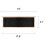 Bee Hive Frames 10 Pack Medium Super 61/4 Inch with 100% Beeswax Coated Foundation Sheets Black 4