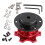 Racing Steering Wheel Quick Release and Height Adapter Set Red Durable Easy Installation 1