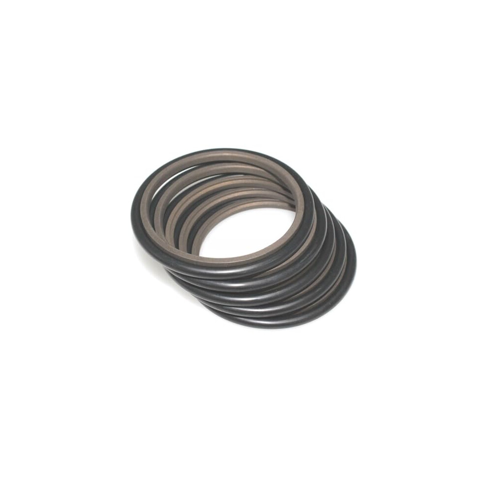 Hydraulic Piston Seal 80X91x4.2 Excavator Seal Kit LongâLife LowâFriction Nbr Ptfe Rings 5Pcs 9351714736121