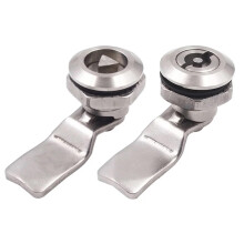 304 Stainless Steel Triangle Cam Lock MS705 Heightened Body Fit for Distribution Box Cabinet Lock Size B