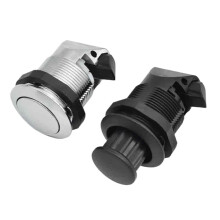 RV Latch Flush Mount Push Button Cabinet Lock XK253W for Yacht Door, Vibration Resistant Rotary Spring Design