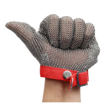 Cut Resistant Gloves 316 Stainless Steel Safety Glove for Kitchen Butcher, Food Grade Metal Mesh Protection XL