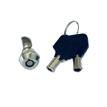 MS102 Tubular Cam Lock 1Pcs for Electrical Cabinet, Secure Access Control and Easy Key Operation