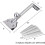 Grill Scraper with 5 Replacement Blades, Heavy Duty Flat  Griddle Scraper for Restaurant Cleaning 5