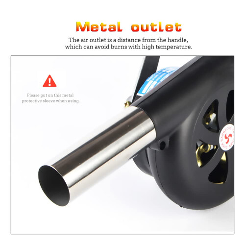 Handheld BBQ Grill Fan Blower for Fast Ignition Boost and Precise Airflow Control, Outdoor Fire Starter 2