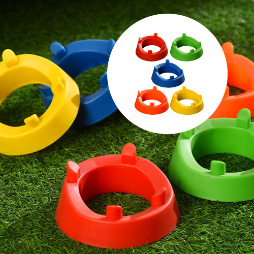 Kunststoff-Basketball-Display-Basis,-Gelb 2