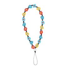 Beaded Phone Charm Lanyard with AntiLoss Wrist Design, Colorful Beaded Strap for Phones and Cameras