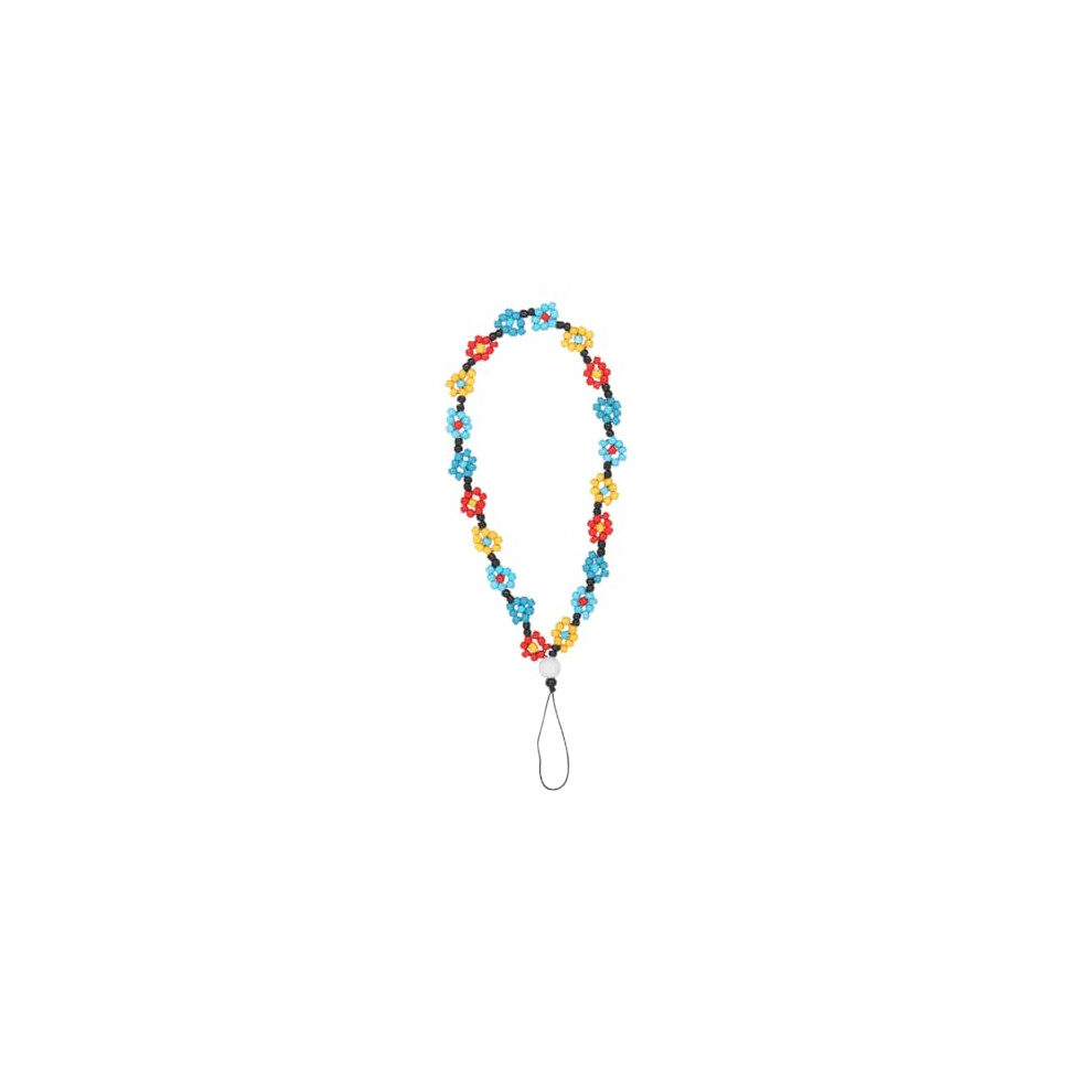 Beaded Phone Charm Lanyard With Antiloss Wrist Design, Colorful Beaded Strap For Phones And Cameras 9045646527390