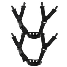 Adjustable Hard Hat Chin Strap 2‑Point Replacement with Padded Comfort for Construction Safety Helmet
