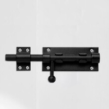 304 Stainless Steel Gate Latch 8 Inch Heavy Duty Slide Bolt Lock with Padlock Hole for Barn Door Fence