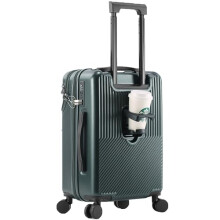 26 Inch Hardside Spinner Suitcase, Expandable Capacity with Durable Textured Finish for Travel