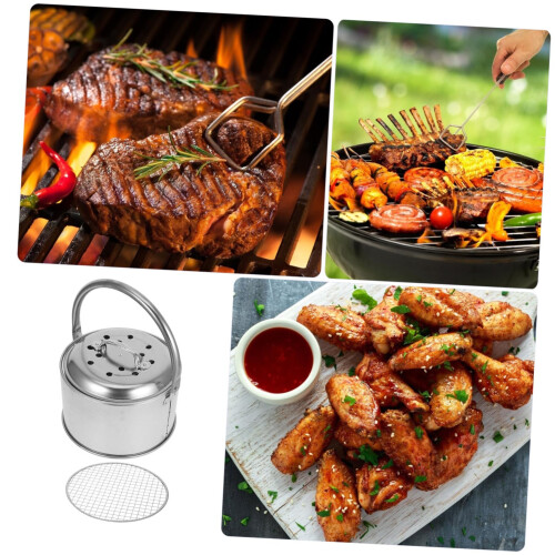 Portable Fire Pit Grill for Camping, Small Outdoor Fire Pit with Dual Function Cooking and Quick Setup 2