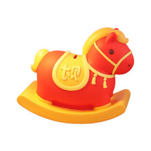 Tirelire cheval à bascule incassable pour enfants, boîte-Rouge L