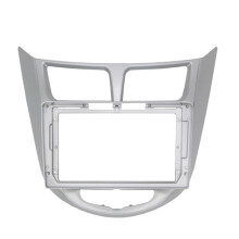 Car Radio Fascia Frame 9 Inch for Hyundai Accent Solaris Verna I25 Dodge Attitude, Seamless Dash Integration and Easy Installation