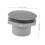 2pcs Round RV Air Vent Covers for Efficient Airflow, Easy Install Louvered Protective Design, Deep Gray 5