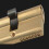 Euro Cylinder Lock 95mm AntiTheft Brass Door Lock Cylinder, AntiDrill Security Core, Easy Replacement 5