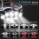 40000lm Waterproof Powerful Headlamp - USB Rechargeable Headlamp 3
