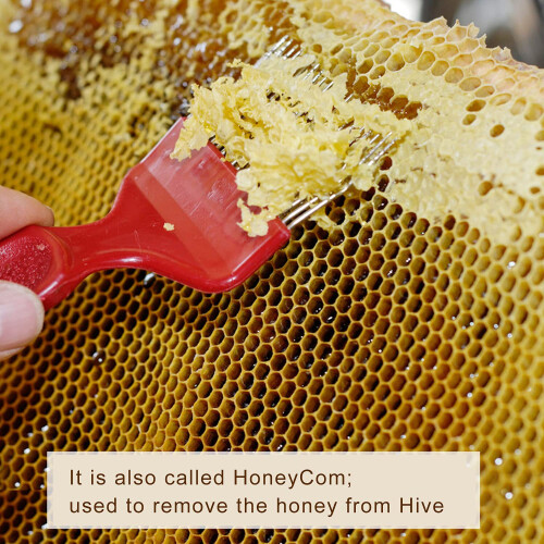 Stainless Steel Beekeeping Uncapping Fork with 21 Tines, Durable Easy Clean Honey Uncapping Tool 2