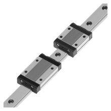 MGN9C Linear Guide Rail 550mm Precision Motion Control Low Friction Steel Rail with 2 Sliders for 3D Printer