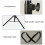 Adjustable Tripod Projector Stand with Stable Metal Construction, Foldable Laptop Mount for Stage or Studio, Small Size 4