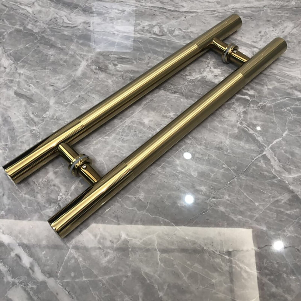 Stainless Steel Barn Door Handle Set 60Cm 80Cm 100Cm H Shape Pull For Sliding Glass Doors Rustresistant 9045646513676