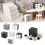Small Workstation Storage Unit For 1/12 Scale Miniature-Gray 3