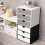 Small Workstation Storage Unit For 1/12 Scale Miniature-Gray 5