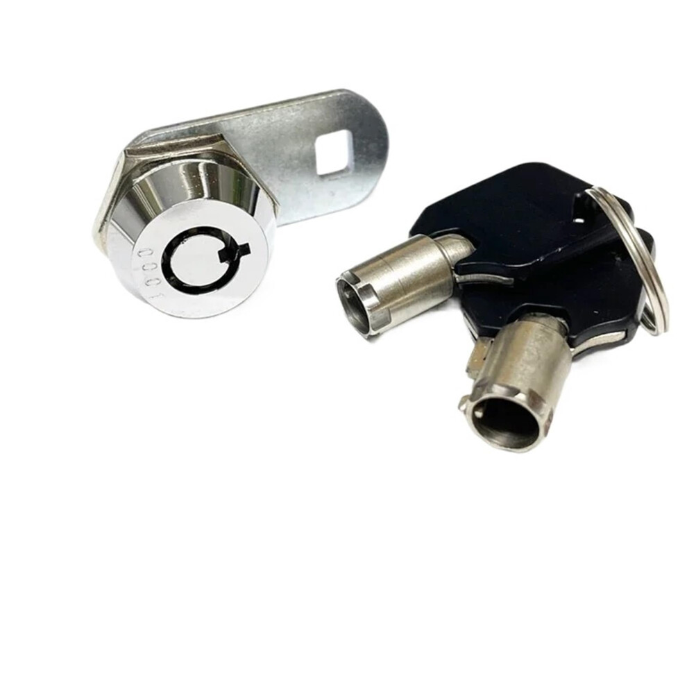 Same Key Tubular Cam Lock For Cabinet Drawer, Secure 360 Swivel Tongue, Durable Metal Construction 1Pcs 9330225800125