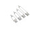 304 Stainless Steel Gate Hinge Clip with Lock Strap Extension for LED Lightbox Mounting, Small 1Pcs 1