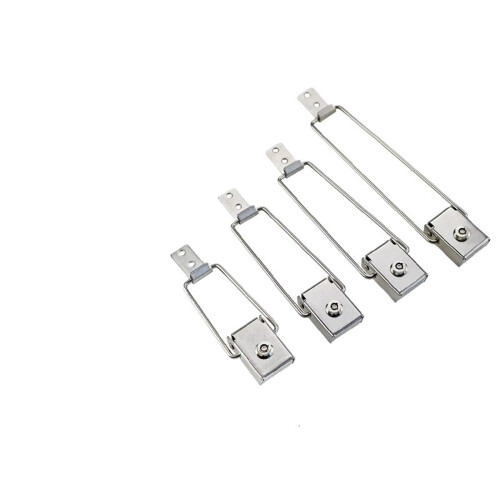 304 Stainless Steel Gate Hinge Clip with Lock Strap Extension for LED Lightbox Mounting, Small 1Pcs
