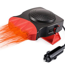 12V Portable Car Heater Defroster, 2 in 1 Heat Cooling Fan for Fast Defrost and Demist Windshield