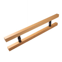 Exterior Wooden Door Handle 80cm Back to Back Pull for Glass Metal Entry Doors, Easy Installation, Modern Style