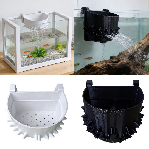 High Quality Plastic Fish Tanks Water Diffuser Divider-White 2