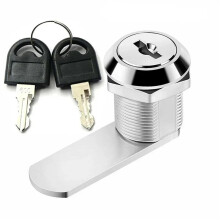 35mm Cabinet Cam Lock with 2 Keys for Drawer, Mailbox, Locker and Furniture – Durable Metal Security Lock