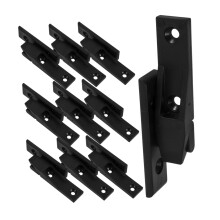 10 Sets Plastic Furniture Panel Connectors with Secure Locking for Wardrobe Cabinets and Quick Installation