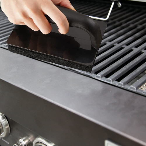 7PCS Griddle Cleaning Kit for Flat  Grill, Durable Stainless Scraper and Multi Brush Set for Easy Griddle Maintenance 2