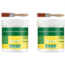 Transparent Polyurethane Waterproof Sealant 2 Pack, Invisible Roof Leak Coating for Tiles and Bathroom