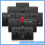 UK Black Wall Socket with USB TypeC 18W Smart Fast Charging, 13A Double Plug Power Outlet 220V 2