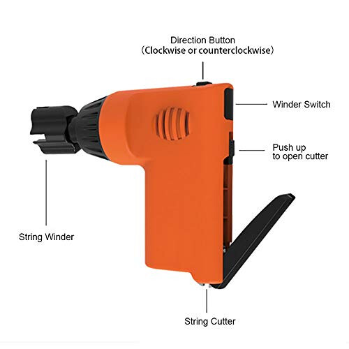 USB Rechargeable Electric Guitar String Winder and Cutter – Fast String Changing, Durable Metal Design 1