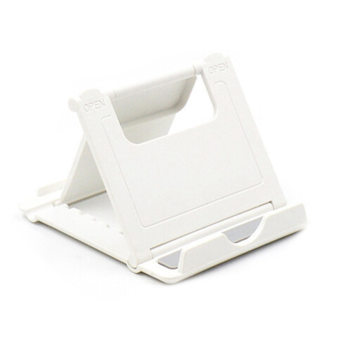 Tablet Stand Desktop Support Portable Double Folding Stand Suitable for     Tablet Stand White