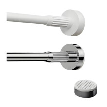 Tension Shower Curtain Rod 2847 Inch No Drilling Stainless Steel Non Slip Adjustable Bathroom Rod