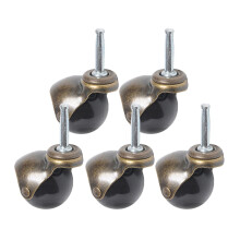 2 Inch Ball Caster Wheels Vintage Bronze Swivel Casters for Chairs and Cabinets Smooth Movement