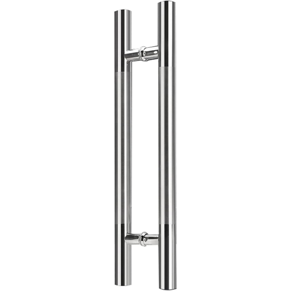 Sliding Barn Door Handle 70.9 Inch Silver, Durable Stainless Steel Pull With Brushed Finish And Easy Diy Installation For Interior Glass Doors 9351714723978