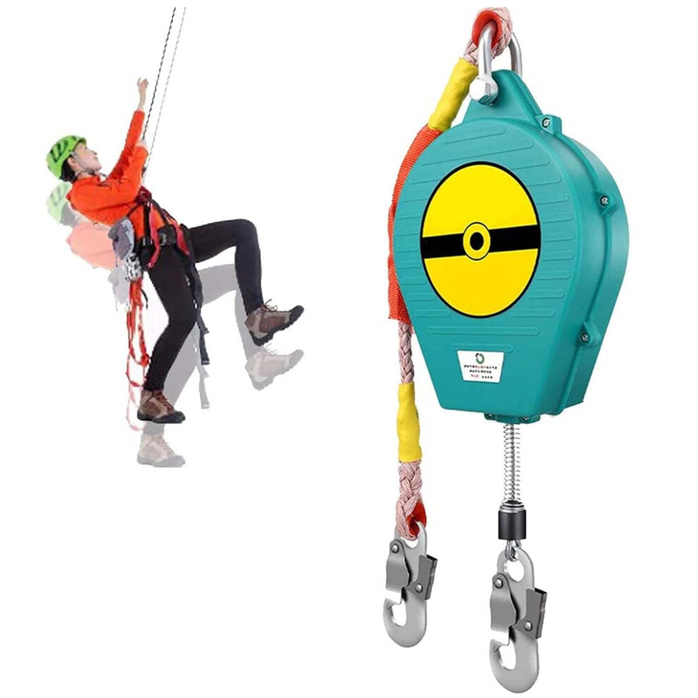 7M Self Retracting Lifeline 150Kg Fall Protection Lanyard With Alloy Steel Hook For Roofing And Construction 9045646514802