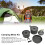 Lightweight Hard Anodized Camping Cookware Set for 45 People with Foldable Handles and Compact Nesting Storage 5