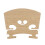 1/2 Size Maple Violin Bridge Replacement for Fiddle Student Violin, Enhanced Tone and Stable Support 1