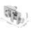 10 Pack Solar Panel Grounding Clips and Lugs, PV Module Mounting Rail Bracket Clamp Set 5